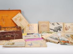 A collection of vintage 20th Century cigarette tea cards of varying subjects with over twenty five