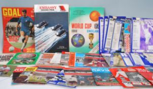 A collection of football related ephemera to include a The Crosse & Blackwell World Cup Action
