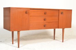 MID CENTURY DANISH MANNER TEAK WOOD SIDEBOARD CREDENZA