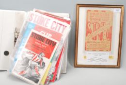 Stoke City V Middlesbrough Programme for the League match on Saturday 17th January 1948, at Victoria