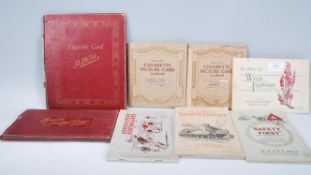 A group of six Wills cigarette card picture albums to include Wild Flowers, Association Footballers,