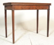 A George III 18th Century mahogany tea / games tab