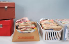 A large collection of 45rpm 7