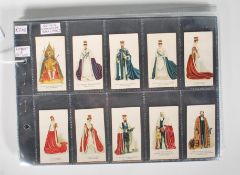 A collection of vintage 20th Century full sets of cigarette trade cards from makers Lambert & Butler