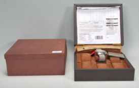 A gents unused dress mechanical wristwatch by Constantin Weisz, green face with 12 and 6 markers