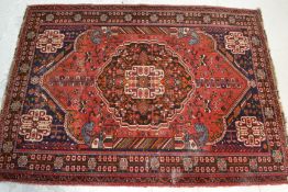 A vintage 20th Century Persian rug of central Iran