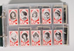 A collection of vintage 20th Century W. D. & H. O. Wills cigarette trade cards in full sets stored