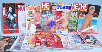 A collection of Playboy magazines dating from June 2002 through to September 2008, 11 copies.