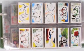 An album of Priory Tea I-Spy collectors trade cards, full sets include; cycles and motorcycles, wild