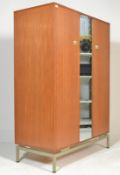 Leslie G. Dandy - G Plan - Limba Range - A 1960's retro vintage limba wood wardrobe having a