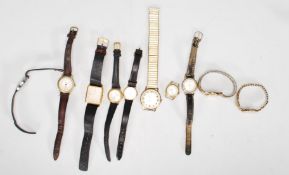 A group of ladies and gentleman's vintage wrist watches to include Lorus, Junghans, Sekonda,