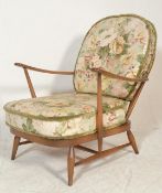 Lucian Ercolani - Ercol - Model 203 - A 1970's vintage retro beech and elm easy / lounge chair /