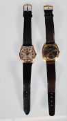 Two gentleman's wrist watches to include a Roamer Superking Incabloc 17 jewels watch having a