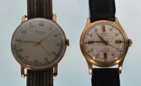 Two vintage gentleman's watches to include a Felca 21 jewels incabloc waterproof nivaflex wrist