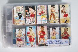 A collection of various vintage cigarette and confectionery sweet trade cards in full sets. Complete