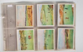 A full set of W. D. & H. O. Wills Cigarettes trade cards. Golfing complete set of 25 within