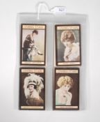 A full set of vintage 20th Century Big Gun Cigarettes trade cards. Cinema Stars set of twenty