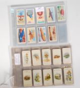 A full set of vintage Barratt & Co cigarette cards 'History of the Air' series, complete 48 cards