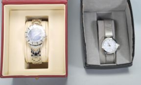 A ladies Ingersoll Gems Series 1 dress wristwatch together with a ladies Christin Lars Diamond dress