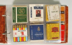 An album of vintage early 20th Century cigarette packets to include desiree, Gold Flake, Countryman,