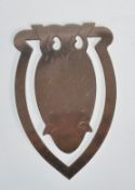 A silver hallmarked Harrison Brothers & Howson bookmark having pierced decoration in the form of