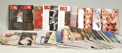 Erotic Magazines - A collection of erotic magazines to include Erotic Review No's 55, 56, 57, 58,