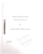SHINE ON HARVEY MOON - SIGNED PRODUCTION SCRIPT