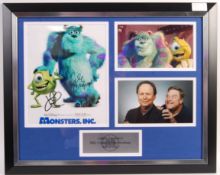 RARE MONSTERS INC PIXAR AUTOGRAPHED 8X10