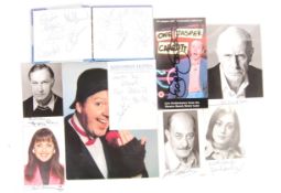 BRITISH AUTOGRAPHS - COMEDY, SINGERS ETC