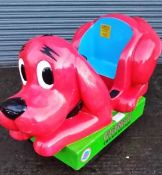ORIGINAL CLIFFORD THE BIG RED DOG COIN OPERATED CH