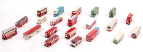 COLLECTION OF 20+ ASSORTED EFE 1/76 SCALE DIECAST BUSES