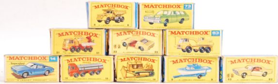 COLLECTION OF VINTAGE MATCHBOX LESNEY SUPERFAST BOXED DIECAST MODELS