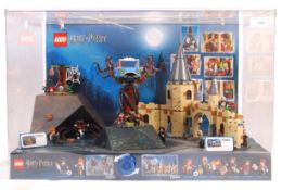 LEGO SHOP DISPLAY FOR THE HARRY POTTER SERIES