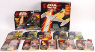 COLLECTION OF STAR WARS ACTION FIGURES AND PLAYSETS