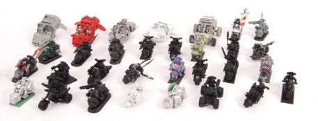 COLLECTION OF WARHAMMER 40K SPACE MARINE SPEEDERS AND BIKES