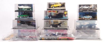 COLLECTION OF ASSORTED JAMES BOND AND BATMAN DEAGOSTINI DIECAST