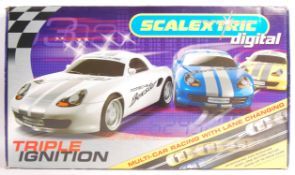 SCALEXTRIC DIGITAL TRIPLE IGNITION BOXED SLOT RACING SET