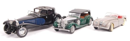 THREE FRANKLIN AND DANBURY MINT 1/24 SCALE DIECAST MODELS