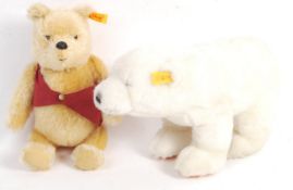 ORIGINAL STEIFF WINNIE THE POOH AND POLAR BEAR