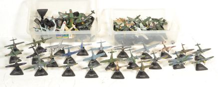 LARGE COLLECTION OF ATLAS EDITIONS DIECAST MODEL AEROPLANES