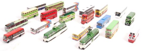 COLLECTION OF ASSORTED CORGI 1/76 SCALE DIECAST BUSES