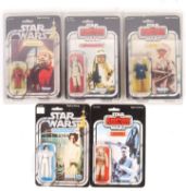 COLLECTION OF RECARDED STAR WARS ACTION FIGURES