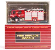 AN ORIGINAL FIRE BRIGADE MODELS MADE SCANIA BEDFORDSHIRE