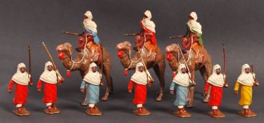 RARE VINTAGE EARLY BRITAINS ' ARABS OF THE DESERT ' LEAD SOLDIERS