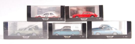 COLLECTION OF NEO 1/43 SCALE BOXED PRECISION DIECA