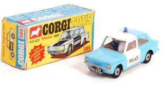 VINTAGE CORGI TOYS BOXED DIECAST MODEL POLICE CAR