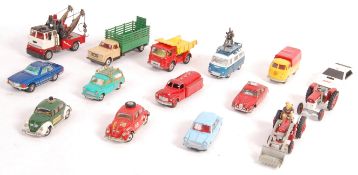 COLLECTION OF VINTAGE CORGI TOYS & DINKY TOYS DIECAST