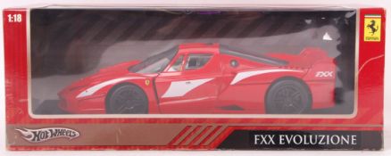 HOT WHEELS 1/18 SCALE DIECAST MODEL FERRARI FXX EVOLUZIONE