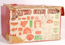 RARE BAYKO SHOP DISPLAY SPARE PARTS CABINET