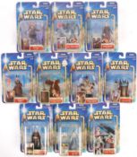 COLLECTION OF ASSORTED CARDED STAR WARS FIGURES